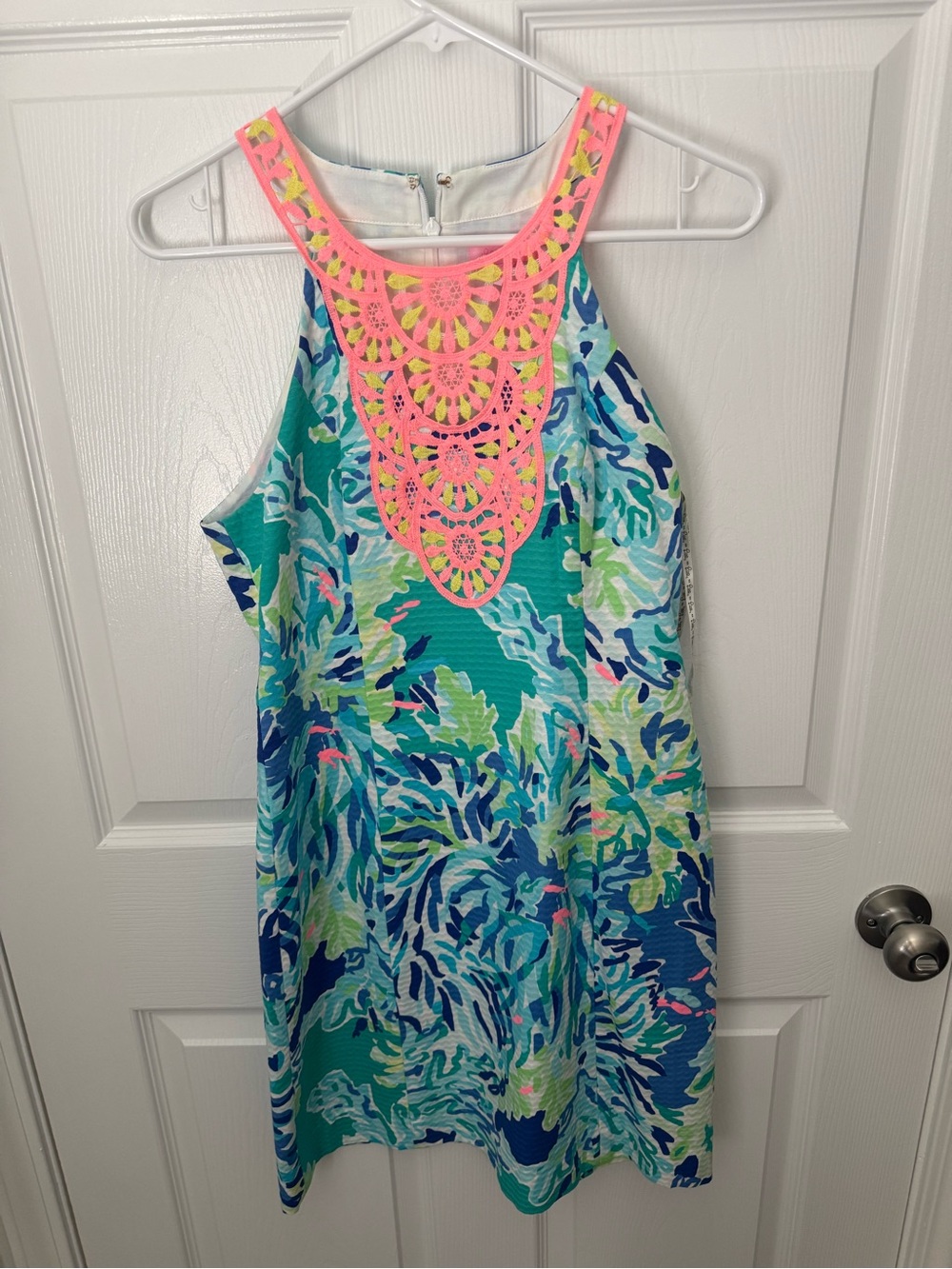 Lilly Pulitzer Pink Label with Neon Coral Trim